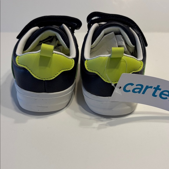 Carter's Amal Navy and Green Sneakers - Picture 6 of 14